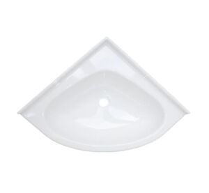 Comet Oval Köşe 420x420 mm Polistiren Lavabo