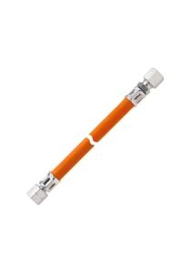Gok G1/4 Cf8 Plastik 75cm 8mm Boru Bağlantılı Karavan Gaz Hortumu Turuncu