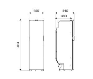Indel B SLIM 140 Buzdolabı