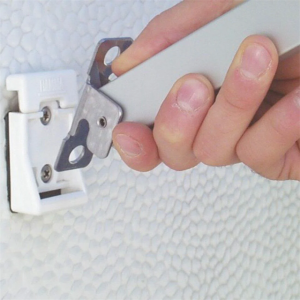 Fiamma F45/F65/F80 Tente Direk Sabitleme Aparatı (Beyaz)