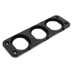 ÜÇLÜ PLASTİK PANEL ( Çakmaklık, Usb,Type-C Ve Voltmetre İçin Delikli Plastik Panel )