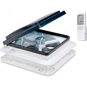 Karavan Tavan Heki T5000 360 X 360 Mm Gaz. Duman Ve Yağmur Sensörlü Fanlı Aydınlatmalı