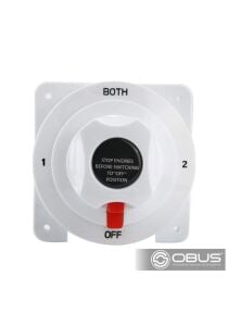 OBUS KARAVAN BOTH ŞALTER AKÜ ŞALTERİ IC-275B AKÜ ŞALTERİ 175A 3P 1+2 ÇİFT DEVRELİ 133MM