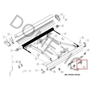 Dometic PR2000 Tente Direk Üst Döner Aparatı