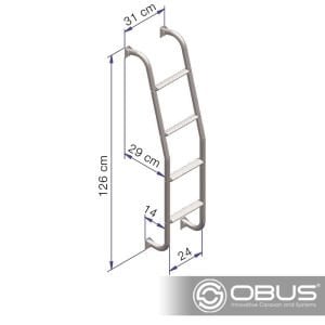 Obus Karavan Thule Dört Adımlı Merdiven