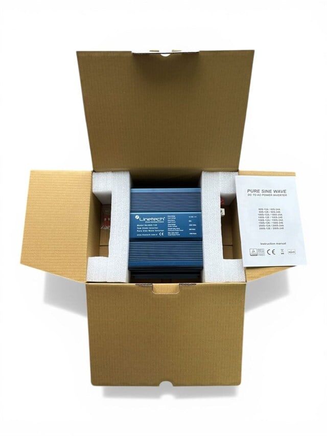 Linetech Tam Sinüs İnvertör 12V 600W Pure Sine Wave Inverter