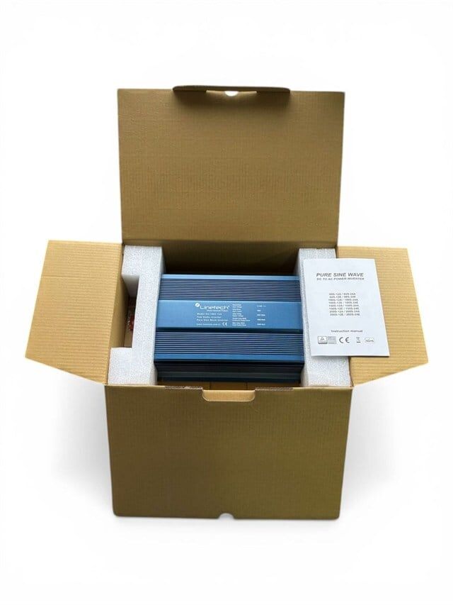 Linetech Tam Sinüs İnvertör 12V 1000W Pure Sine Wave Inverter