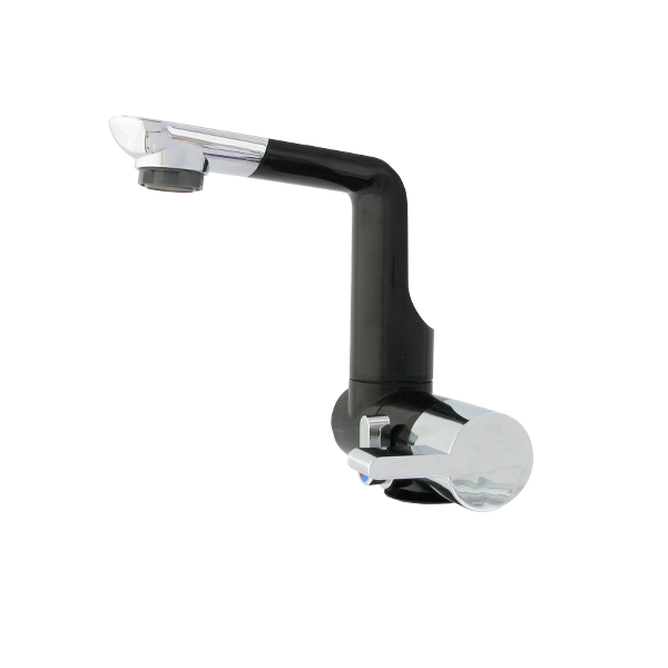 Comet Musluk Arona Mixer Siyah Küçük Döner - Katlanır (Sıcak - Soğuk)