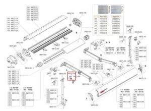 Fiamma Tente Yedek Parça Destek Ayağı Bağlantı Noktası Sol