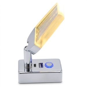 Babarvy Dokunmatik Döner Başlıklı Okuma Lambası (Silver)