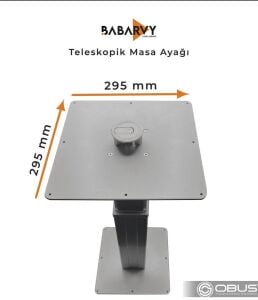 OBUS AKARAVAN MASA AYAĞI TELESKOBİK MASA AYAĞI 720MM BABARVY