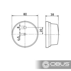 Obus Karavan Jokon Ön İşaret Işığı PL 272