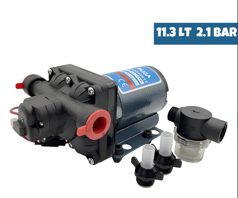 Karavan & Tekne Hidrofor Pompası 12V 11.3 Litre 31 PSI/2.1 Bar