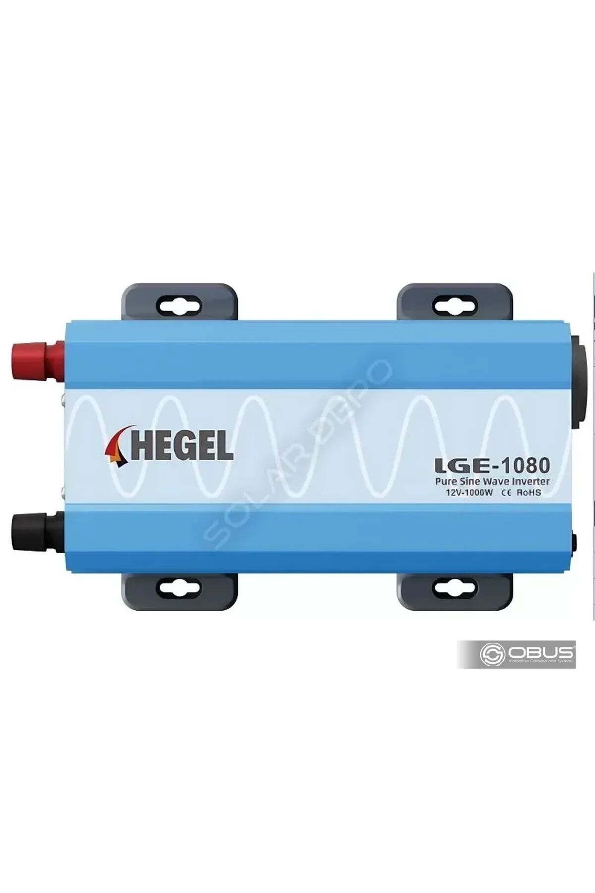 OBUS KARAVAN TAM SİNÜS İNVERTÖR 1000W 12V, 20AH LGE-1080-UPS