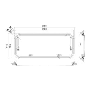 Babarvy Cam Amortisörlü - 90° açılır