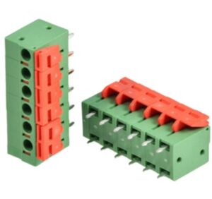 Yaylı Tak Çıkar PCB Klemensi 5.08mm 6P (10 Adet)