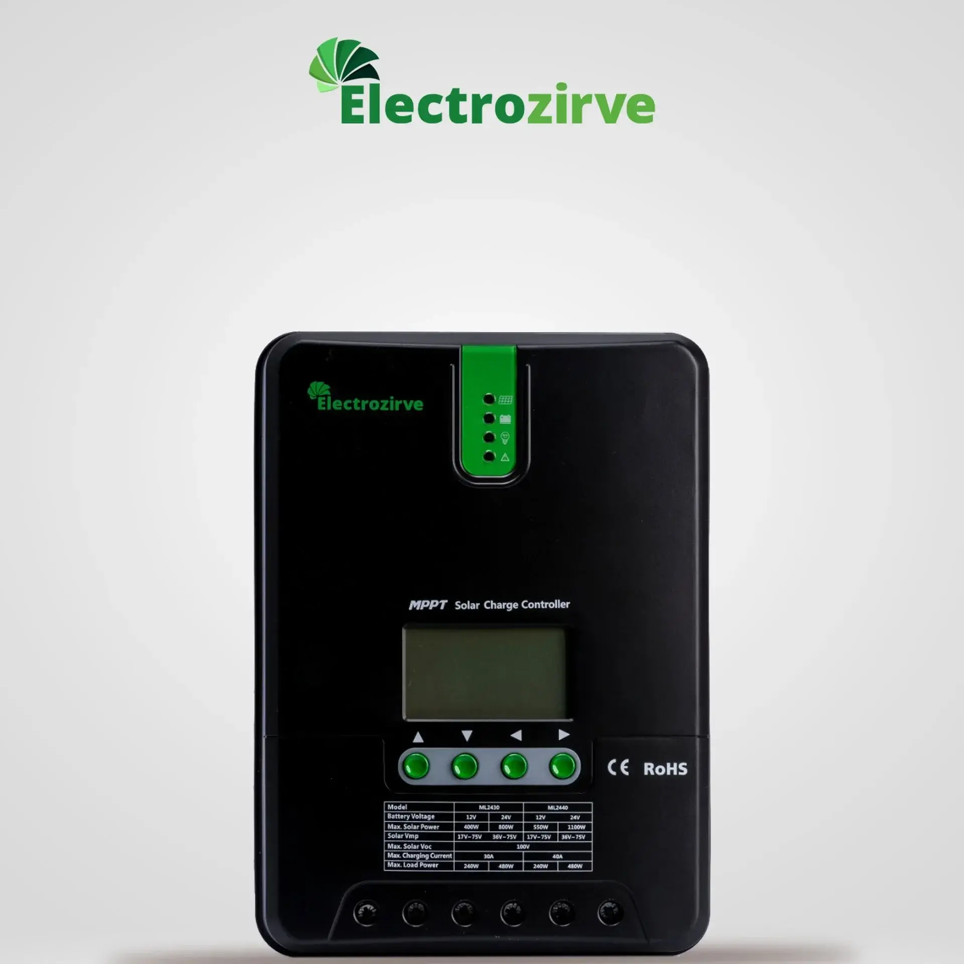Electrozirve ML 20 Amper Mppt Solar Şarj Kontrol Cihazı 12 Volt-24 Volt