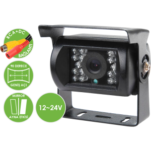 Obus EV-112E Ecoview 480 TVLine Analog Gece Görüşlü Geri Görüş Araç Kamerası