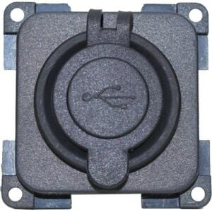 Obus Karavan CBE MP2USB 5V / 1A + 2.1A Çift USB Şarj Soketi  Kapaklı (12V Giriş)