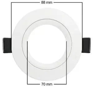 Mellifera Eko Serisi Yuvarlak Tavan Lambası Sadece 12 Volt Sistemlerde çalışır (MLFR-3W-KASA-BEYAZ-I-I-I-BEYAZ)