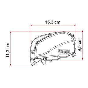Fıamma Karavan Çatı Tipi Tente 4.50x 2.50 Mt. F80S