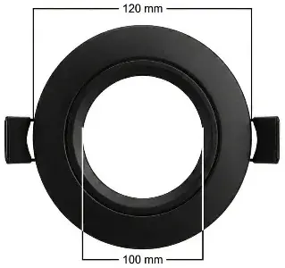 Mellifera Eko Serisi Yuvarlak Tavan Lambası Sadece 12 Volt Sistemlerde çalışır (MLFR-6W-KASA-SIYAH-I-I-I-BEYAZ)