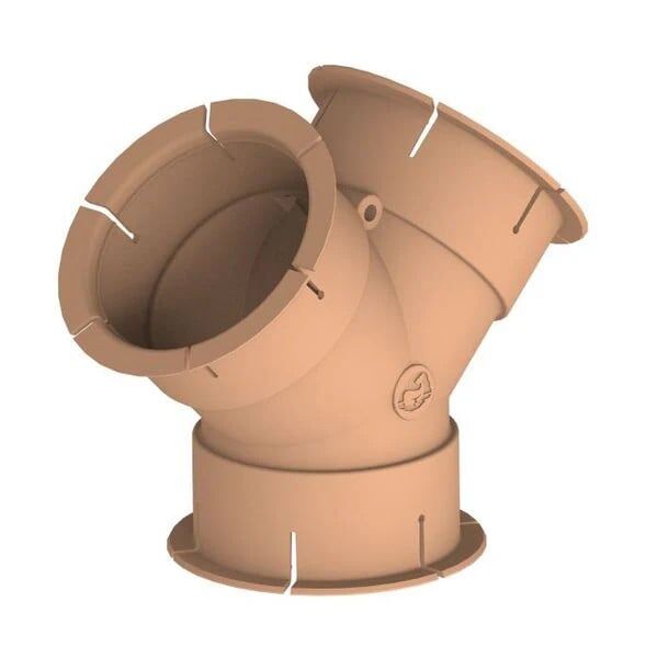 Whale Y Parça 65 mm  Karavan Havalandırma Kanal Bağlantısı