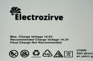 ELC-YRH-BOX Electrozirve 12.8V 200Ah Lityum (LiFePO4) Batarya