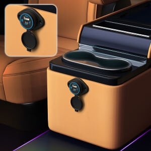 Dc 12V 24V Panel montaj 3 Usb bağlantı noktaları 2 usb-bir 3.1A + tip-c Pd3.0 araç şarj soketi