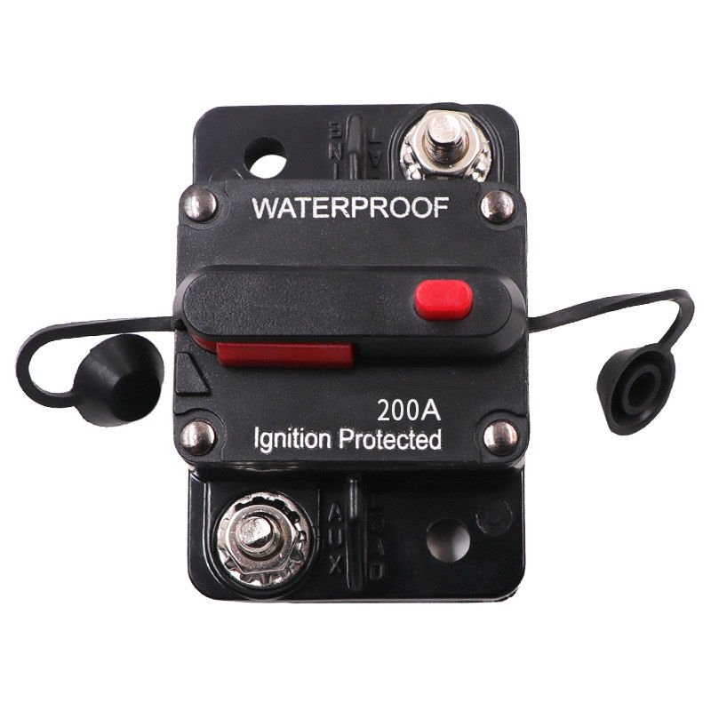 Obus Karavan Dc Sigorta 200 Amper Waterproof Otomatik Sigorta