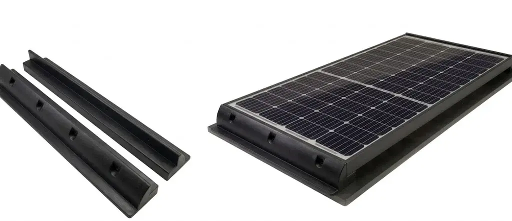 MLFR-ZJ-05B ABS Plastik Güneş Paneli Braketi (SİYAH) 680MM